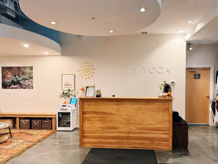 Pranify Yoga Kelowna - lobby