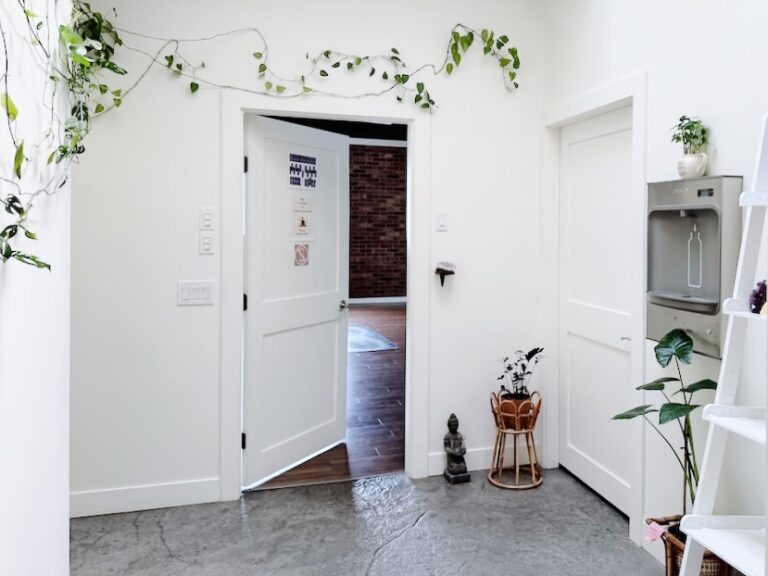 Our Yoga Space Kelowna - hallway entrance