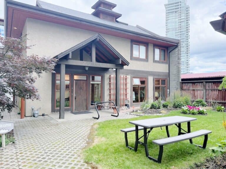 Kelowna Yoga House - outside of yoga studio