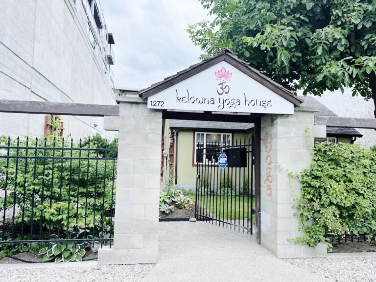 Kelowna Yoga House - street view gate