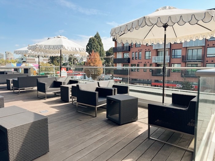 YYOGA Kitsilano - outdoor rooftop patio
